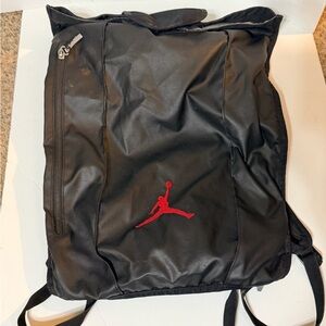 Jordan Black and Red Backpack